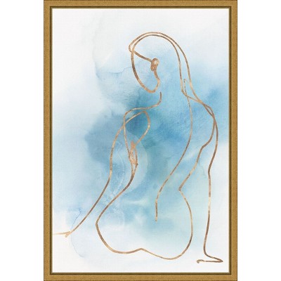 Amanti Art Figurative II (Woman) by Isabelle Z Canvas Wall Art Print Framed 16 x 23-in.