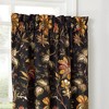 Waverly Felicite Noir 100% Cotton Sateen Window Tier Pair - 2 of 3