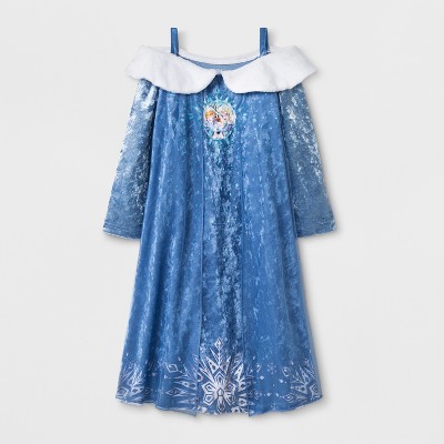 Toddler Girls Frozen Nightgown Blue 2T Target Inventory