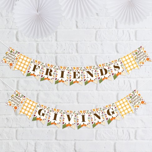 Happy Friendsgiving Banner Friendsgiving Banner Party Decorations, Happy  Friendsgiving Party Decorations Happy Friendsgiving Sign for Friends