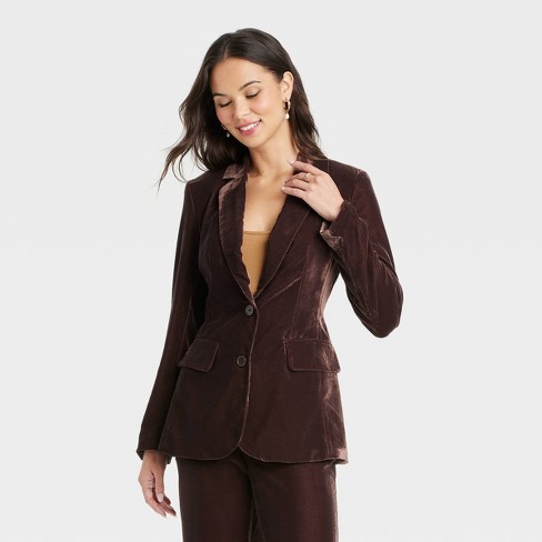 New look velvet jacket best sale