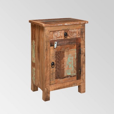Wittwer Distressed End Table Brown - Christopher Knight Home