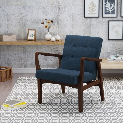 CAVINAS Modern Accent Chair with 4 Legs,Simple Living Room Chairs,Lounge Arm Chairs for Living Room,Bedroom,Office