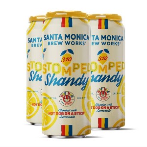 Santa Monica Brew Works Stompted Lemonade Shandy - 4pk/16 fl oz Cans - 1 of 4