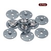 Unique Bargains Alloy Invisible Durable High Hardness Buckle Fasteners Press Studs Buttons 5 Pcs - 3 of 4