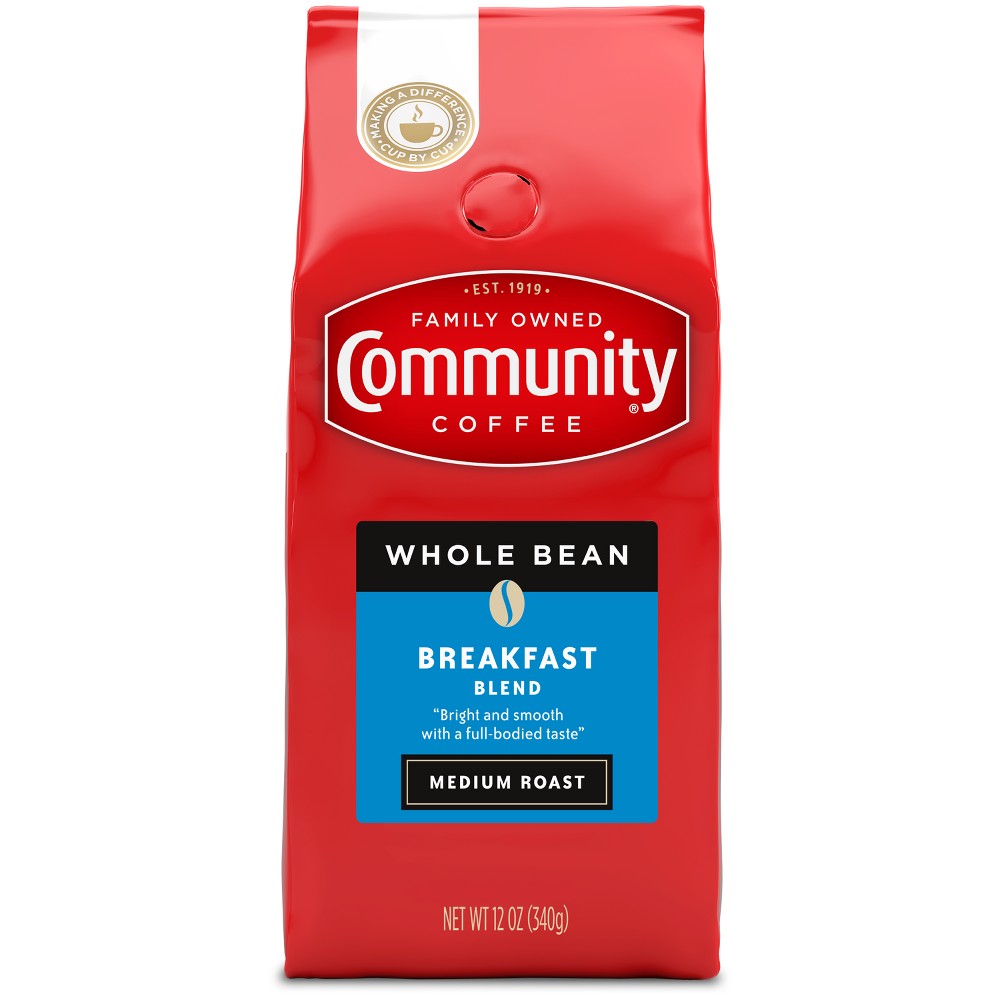 UPC 035700018802 product image for Community Coffee Breakfast Blend Medium Roast Whole Bean Coffee - 12oz | upcitemdb.com