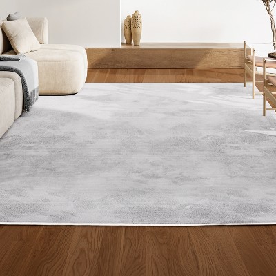 JONATHAN Y Cole Modern Minimalist Pinstripe High-Low Area Rug