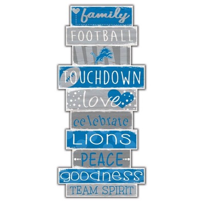 Nfl Detroit Lions 24 Celebrations Stack Sign : Target