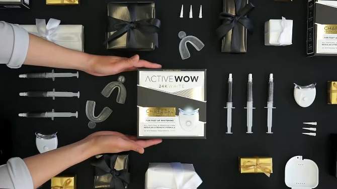 Active Wow White Charcoal Teeth Whitening Kit, 2 of 14, play video