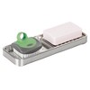 iDESIGN Forma Kitchen Sink Tray for Sponge Scrubber Soap Stainless Steel: Utensil Storage, Hand Wash, Silver, 9"x3.5"x1" - 3 of 4