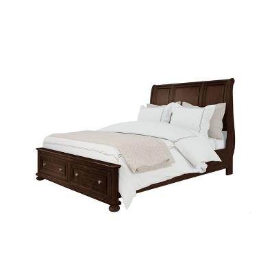 Queen Thatcher Bed with Storage Brown - Abbyson Living