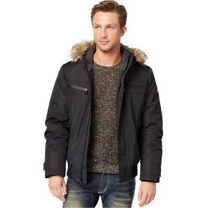 I.N.C International Concepts Mens Iridescent Cire Parka Coat, Black, X-Large - 1 of 2
