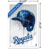 Trends International MLB Kansas City Royals - Drip Helmet 22 Framed Wall Poster Prints - 3 of 4