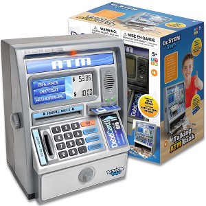 Dr. STEM Talking ATM Bank Toy, Digital Money Saver w/ Card & Sounds Kids 5+ - 1 of 4
