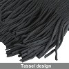 Acrylic Knitted Throw Blanket, Lightweight Soft Woven Blanket with Tassels, Decor for Couch & Bed, 51 x 67 inches - NTBAY - 2 of 4
