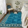 Washable Area Rugs for Living Room Non Slip Modern Rug - 2 of 4