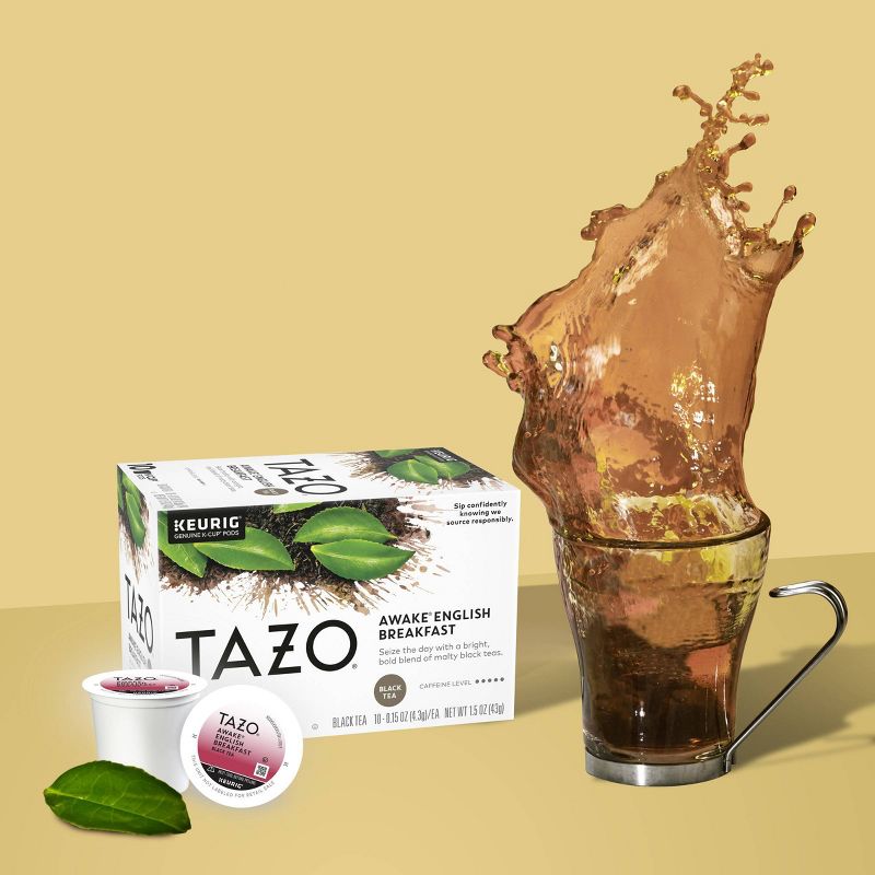 TAZO Awake Black Tea Caffeinated Keurig K-Cup Pods - 22ct, 5 of 8