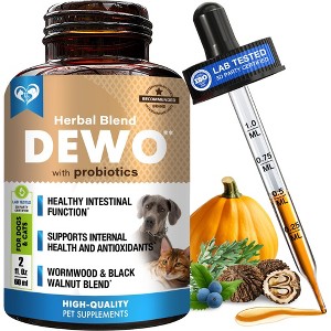 Beloved Pets Natural Intestinal Defense Herbal Cleanse for Dogs and Cats with Probiotic, Advanced Broad Spectrum Formula Gut Health 2 Oz - 1 Pack - 1 of 4