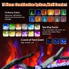 50" Voice-Activated Smart Electric Fireplace – Wall-Mounted, 12 Flame Colors, Ultra-Thin 3.9", Remote/Safety Timer, 38dB Quiet for Living/Bedroom - 4 of 4