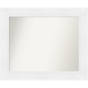 Amanti Art Luxe Non-Beveled Framed Bathroom Vanity Wall Mirror - 1 of 4