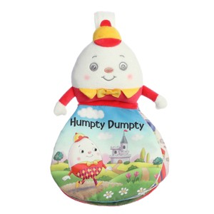 ebba Small Humpty Dumpty Story Pals Educational Baby Stuffed Animal White 9" - 1 of 4