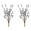Winter Berry Pod Stems Set of 2 – 19.5 Inch Height – Seasonal Vase Christmas Decor – By Melrose - 3 of 3