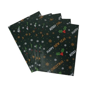 Unique Bargains Gift Wrap Paper Glossy Coated Paper 27.56"x19.69" 5Pcs - 1 of 4