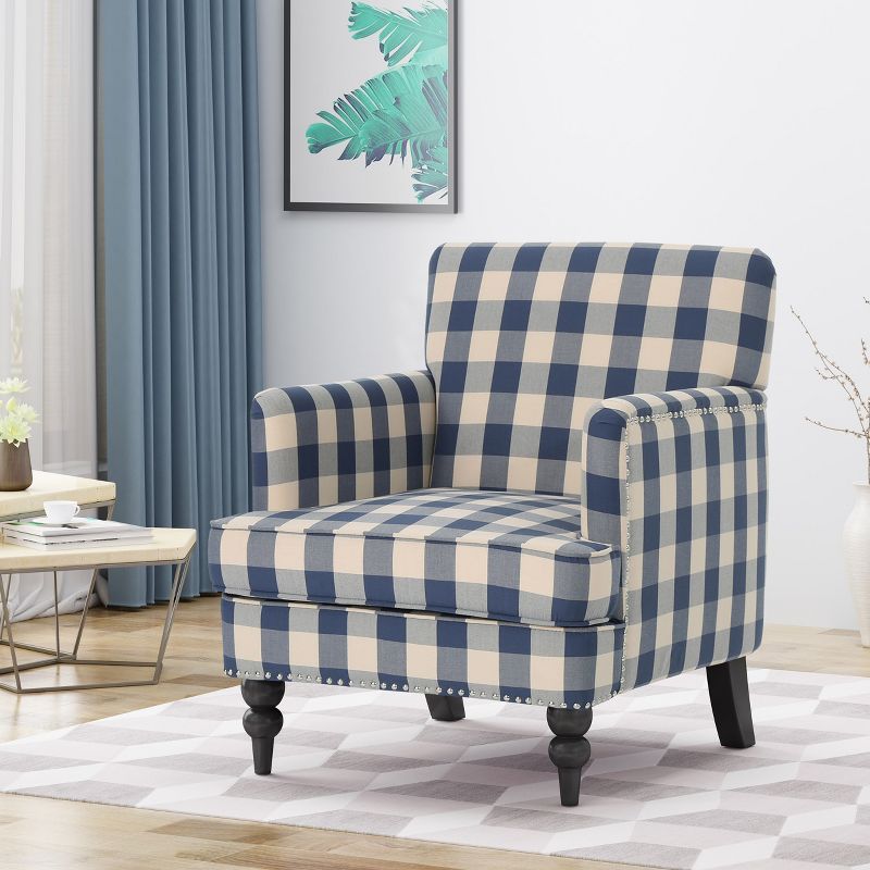 Harrison Tufted Club Chair - Christopher Knight Home, 3 of 12