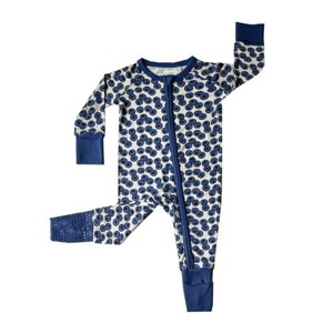 tiny knot co. Newborn, Infant Gender Neutral Buttery Soft Convertible Romper Foldover Mittens & Footies with Grippers TENCEL Modal One Piece Pajamas - 1 of 4