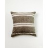 Slickblue 18 Inch Cotton Throw Pillow, Handwoven Cover with Insert, Classic Stripe Style, Square Cushion, Color Options - 4 of 4