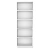 TOAOTBNBO 5-Tier Bookshelf, Industrial Tall Bookcase with Storage Cabinet Narrow Decorative Shelf for Living Room - 2 of 4