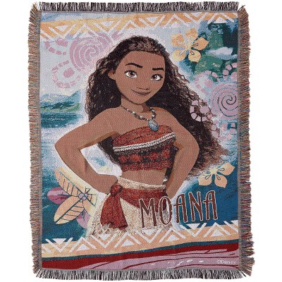Disney Disney Moana, “Island Girl” Woven Tapestry Throw Company 48" x 60"