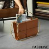 Fabulaxe 16-Inch Magazine Holder, Letter and Document Organizer for Desktop and Home Office – for Organizing Books, Newspapers, and Swaddle Blankets - 3 of 4