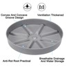 Unique Bargains Lightweight Sturdy Durable Nordic Minimalist Plant Saucers 2 Pcs - 4 of 4