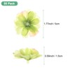 Unique Bargains Silk Fake Plum Blossom Artificial Flower Heads - 3 of 4