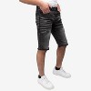 RAW X Men's Denim Shorts, Rips Distress Frayed Cut Off Slim Fit Jeans Short - 4 of 4