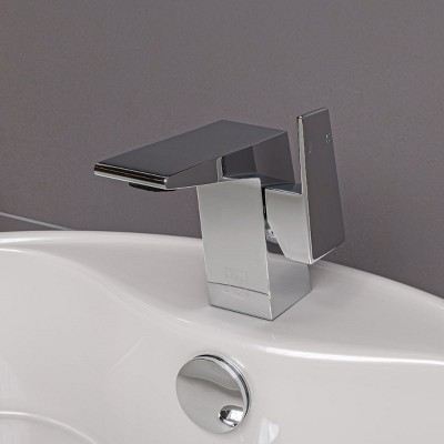 ALFI  AB1470-PC Polished Chrome Modern Single Hole Bathroom Faucet
