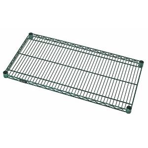 Quantum Storage Systems Wire Shelf, 42"W X 21"D, 600 - 800 Lb. Capacity, Green Epoxy Antimicrobial Finish, Nsf - 1 of 1