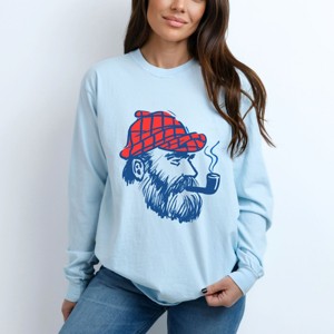 Simply Sage Market Fisherman Portrait Garment Dyed Long Sleeve - 1 of 4