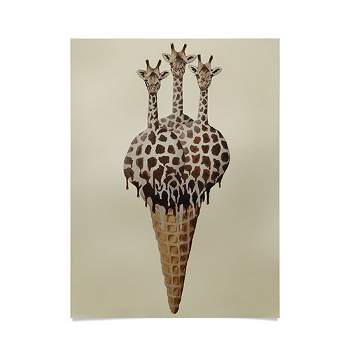 Coco De Paris Icecream Giraffes Poster - Society6