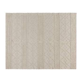 Merrick Lane Geometric Design Handwoven Area Rug - Wool/Polyester/Cotton Blend in