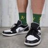 MLB Oakland Athletics Adult Quarter Socks: Cushioned Heel & Toe, Team Logo Design - 3 of 3