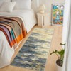 Area Rug Living Room Rugs Modern Abstract Soft Indoor Rug Low Pile Non Slip Accent Carpet - 2 of 4