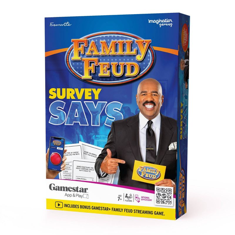 Imagination Gaming, Inc. Family Feud Survey Says Gamestar Bonus Board Game, 1 of 7