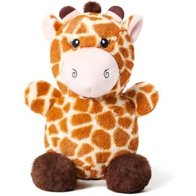 Squeaky Dog Toys for Small Dogs ¨C Plush Giraffe Chew Toy with Crinkle Paper & Double Squeakers, Durable Stuffed Animal Toy for Puppy and Small Breeds