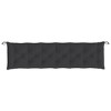 vidaXL Garden Bench Cushion Black 78.7"x19.7"x2.8" Oxford Fabric - 4 of 4