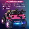 24V Ride-On Car Toys, Remote Control 4-Wheels Electric Power Car for Toddlers Kids Boys & Girls, 2-Seater Motorized Ride-On Vehicle - 2 of 4