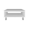 NicBex Minimalistic Square Coffe Table with Open Storage,Modern End Table,Center Table for Living Room - 4 of 4