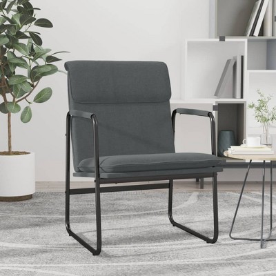 VidaXL Lounge Chair Dark Gray 21.7 in.x25.2 in.x31.5 in. Fabric