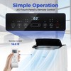 Costway 9200 BTU(14000 BTU ASHRAE) Portable Air Conditioner 4-in-1 Smart WiFi Enabled Home AC Unit - 4 of 4